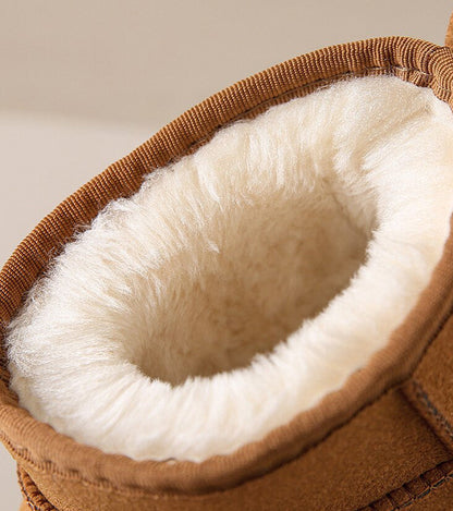 Warme Gevoerde Mini Bontlaarsjes