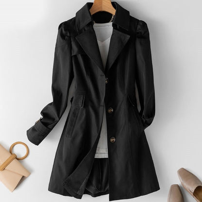 Elegante Trenchcoat Voor Dames – Ideaal Voor Lente En Herfst