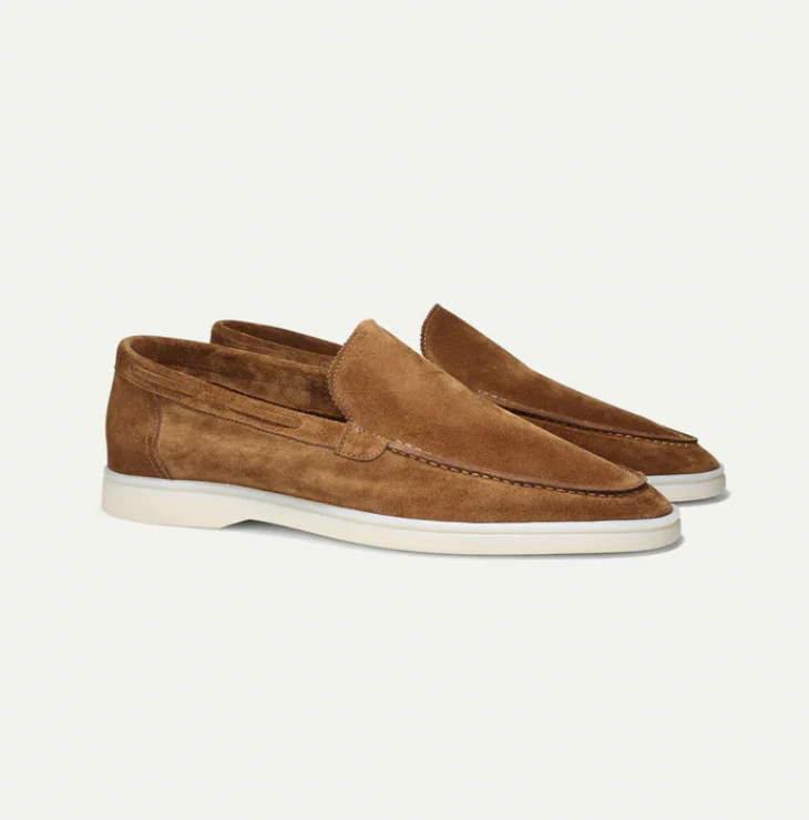 Heren Instapper Suède Look – Slip-On, Ademend & Voorjaar & Zomer