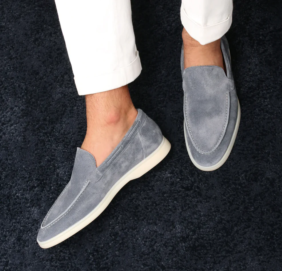 Heren Instapper Suède Look – Slip-On, Ademend & Voorjaar & Zomer