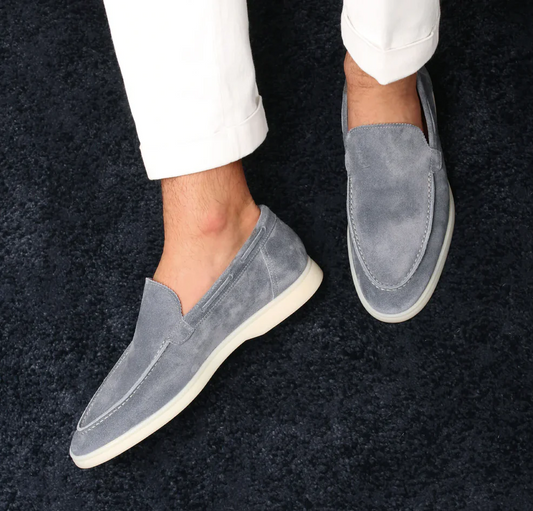 Heren Instapper Suède Look – Slip-On, Ademend & Voorjaar & Zomer