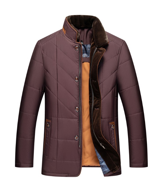 Gewatteerde Jas Voor Heren