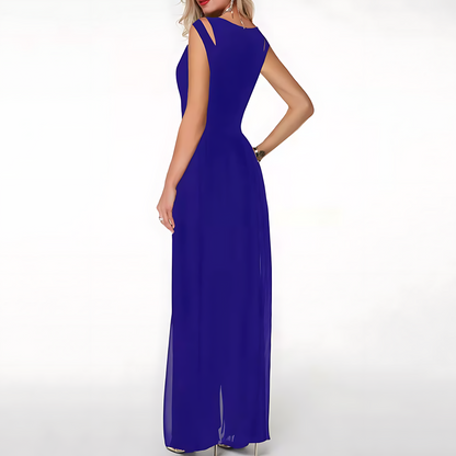 Elegante Zwarte Dames Jumpsuit Met Transparante Broek – Voorjaar, Zomer En Herfst