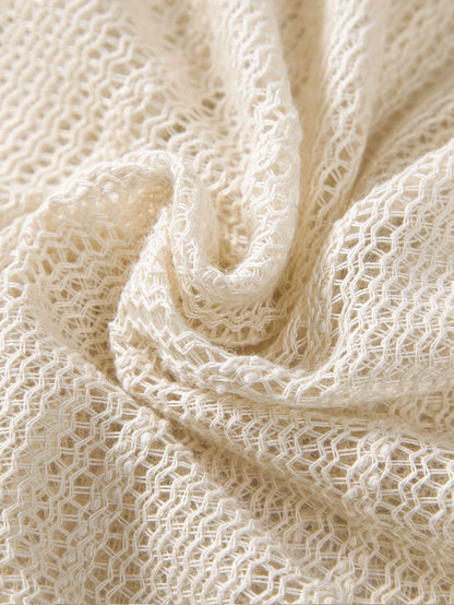 Zomerse heren set met opengewerkt overhemd en luchtige broek – ademend, relaxed & perfect voor vakantie