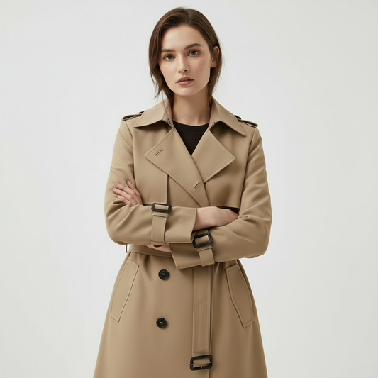 Klassieke Dames Trenchcoat
