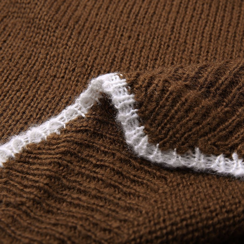 Zachte Damestrui Met Geschulpte V-Hals – Cosy-Chic Herfsttrui Met Speels Detail