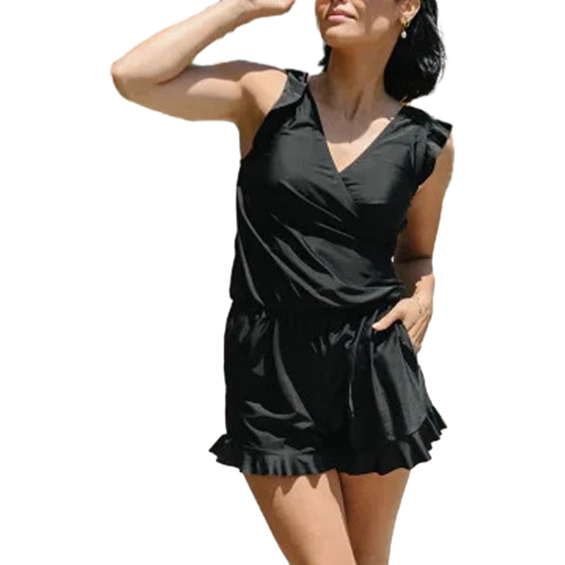 Wrap Badpak Met Bloemenprint – Flatterend En Vrouwelijk Stranditem