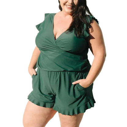 Wrap Badpak Met Bloemenprint – Flatterend En Vrouwelijk Stranditem