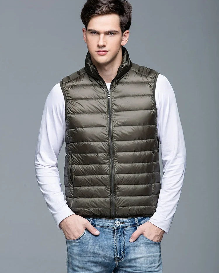 Lichtgewicht Heren Bodywarmer Voor Herfst En Lente – Stijlvol, Warm En Praktisch