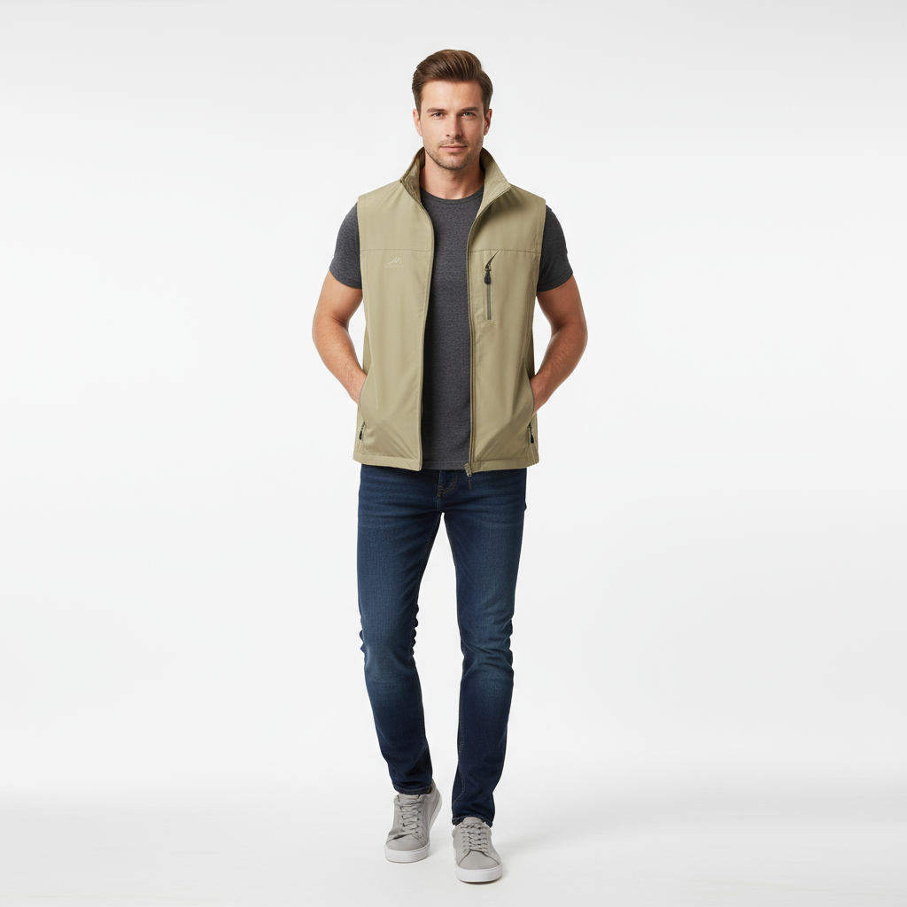 Heren Allround Bodywarmer Met Rits