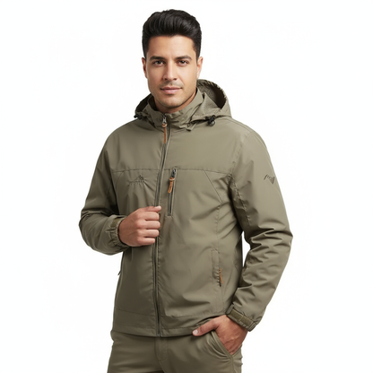 Winddichte Herenjas Met Capuchon