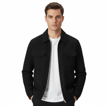 Heren Suède Look Jas