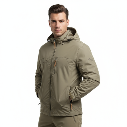 Winddichte Herenjas Met Capuchon