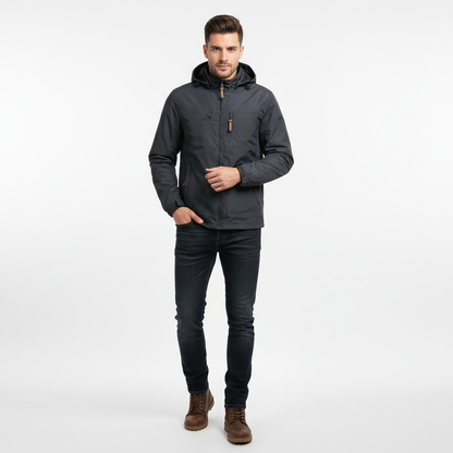 Winddichte Herenjas Met Capuchon