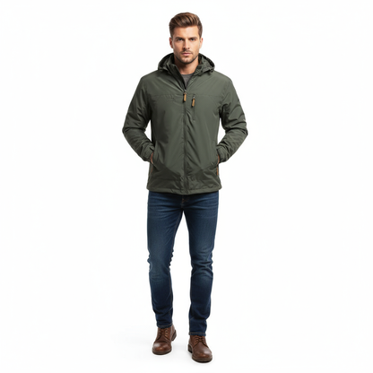 Winddichte Herenjas Met Capuchon