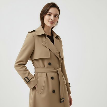 Klassieke Dames Trenchcoat