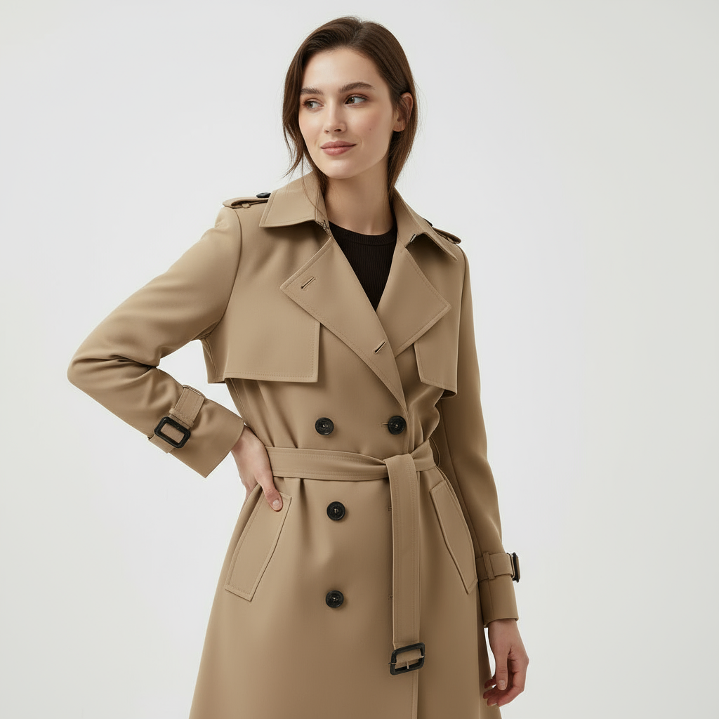 Klassieke Dames Trenchcoat