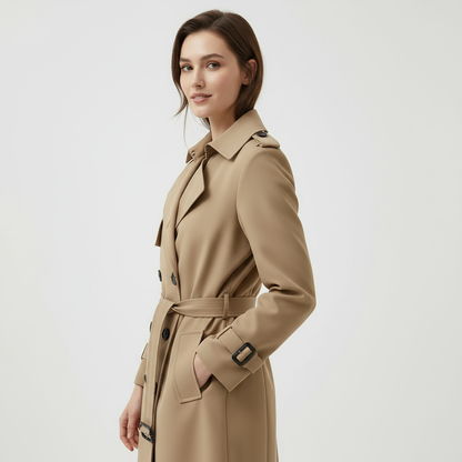 Klassieke Dames Trenchcoat