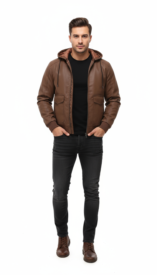 Leren Tussenjas Heren