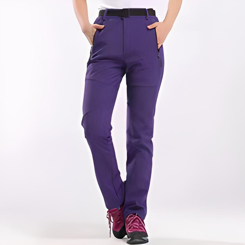 Dames Outdoor Broek Met Ritszakken En Tailleband