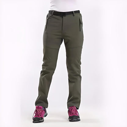 Dames Outdoor Broek Met Ritszakken En Tailleband